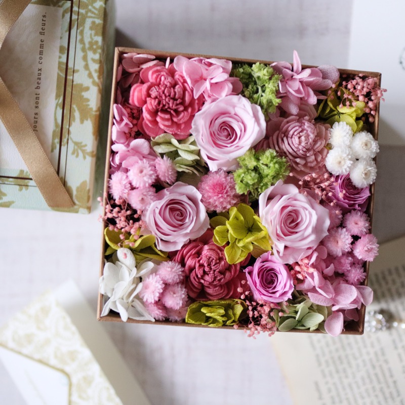 可愛いプリザーブドフラワー