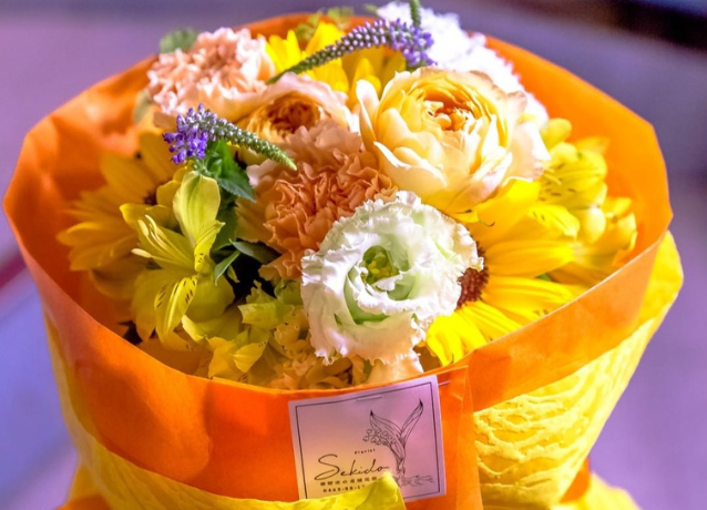 そのまま飾れるブーケ